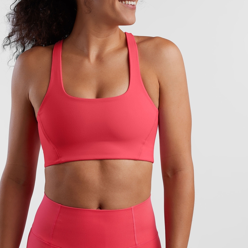 FP Movement Never Better Square Neck Sports Bra Cropped Yoga Workout Bra